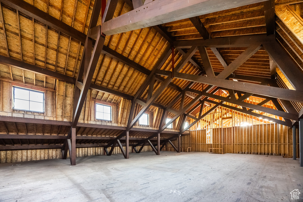 View of attic