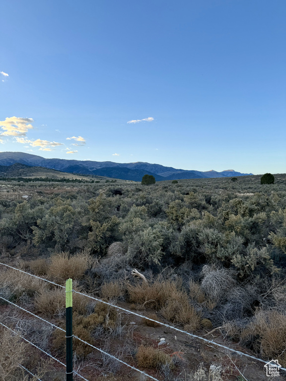 Mountain view with a rural view