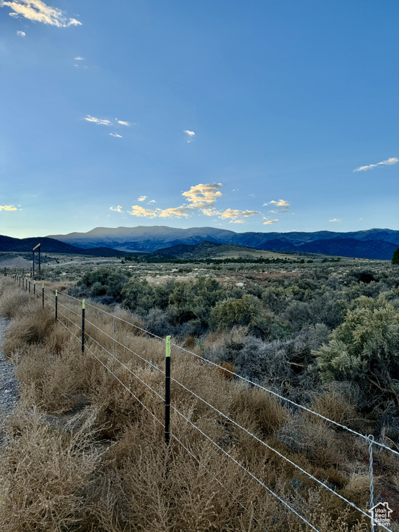 View of mountain feature featuring a rural view
