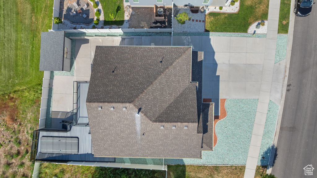 View from above of property
