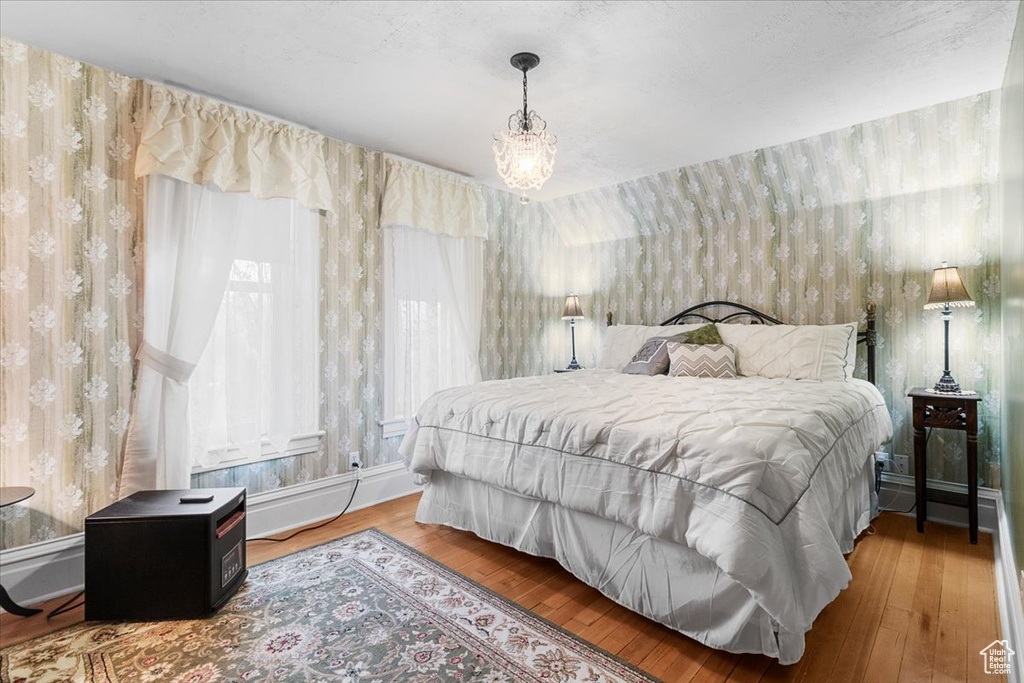 Bedroom featuring hardwood / wood-style floors