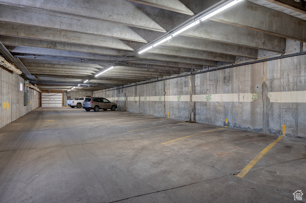 View of parking deck