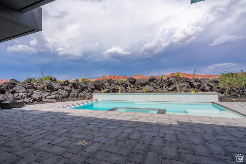 View of pool
