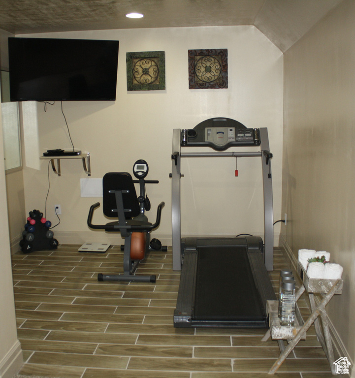 View of workout area