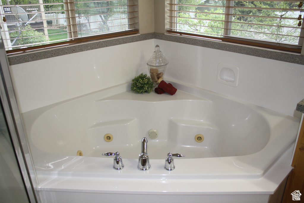 Bathroom featuring a bathing tub