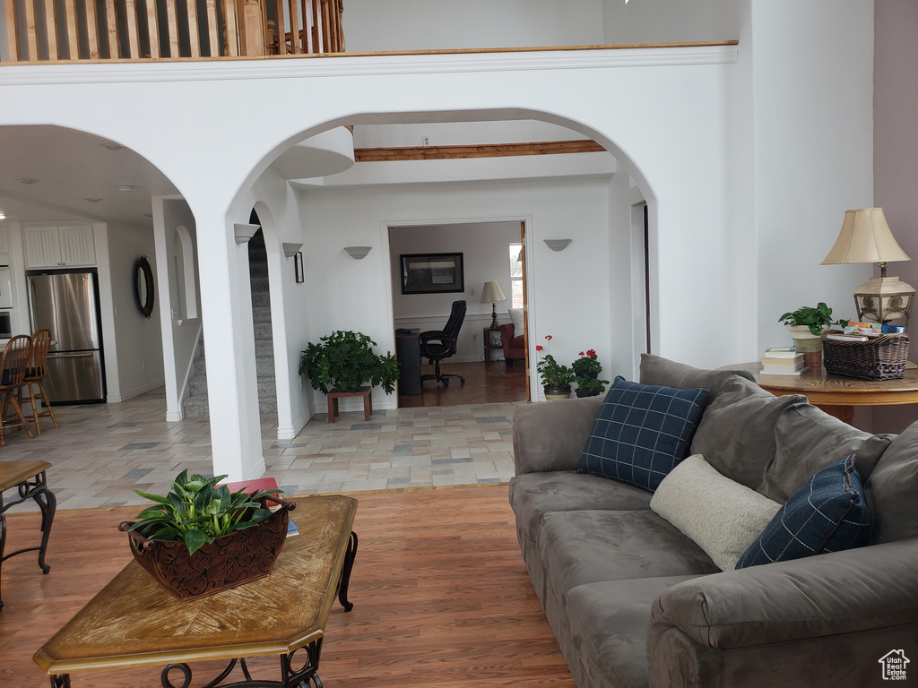 View of living room