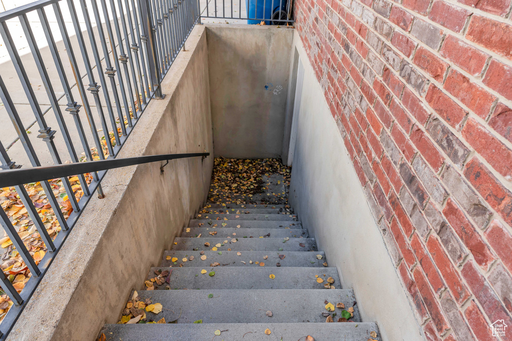 View of stairway