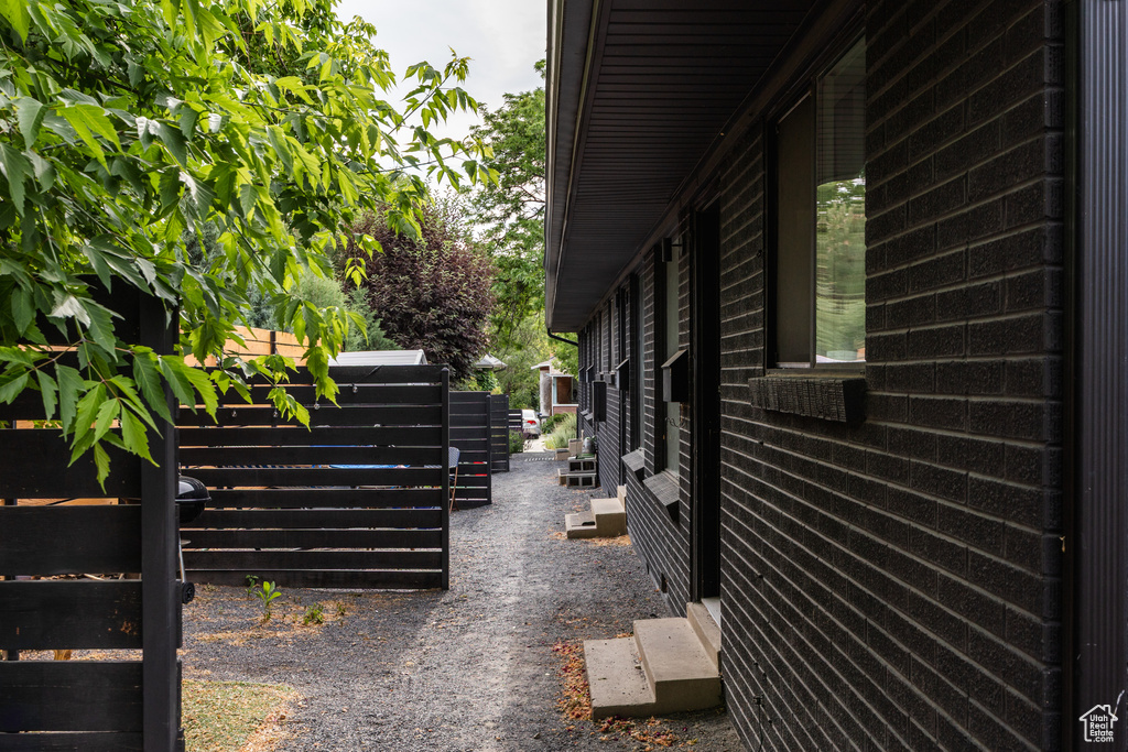 View of property exterior