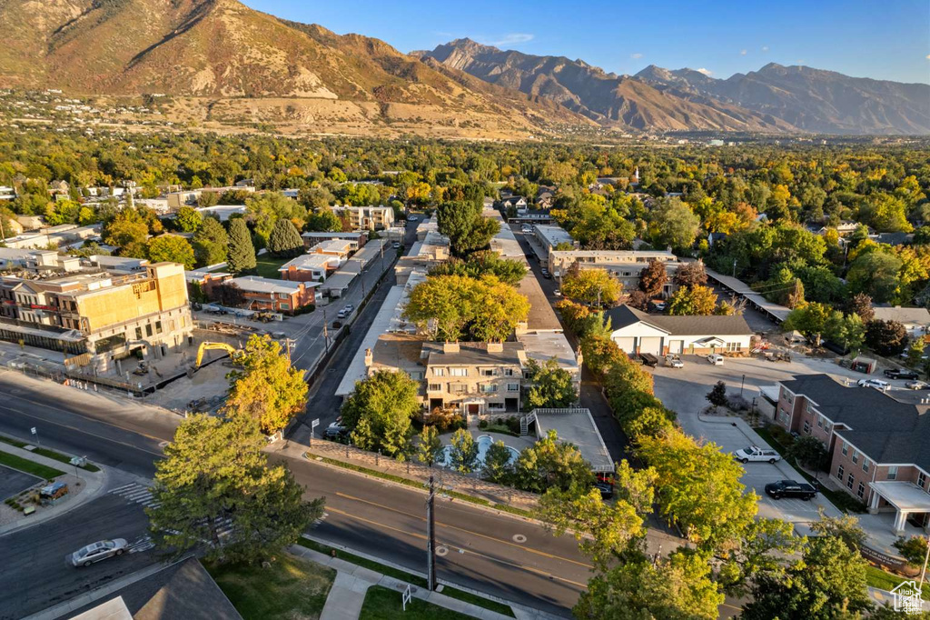 Bird's eye view of mountains