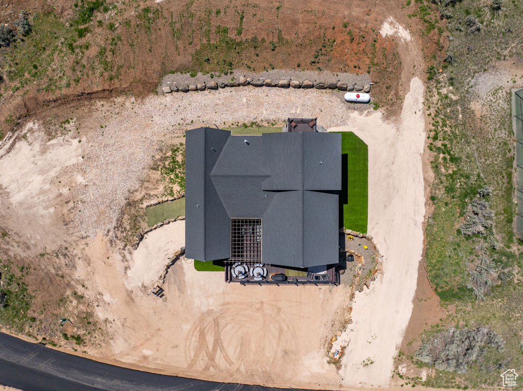 Aerial view of property and surrounding area