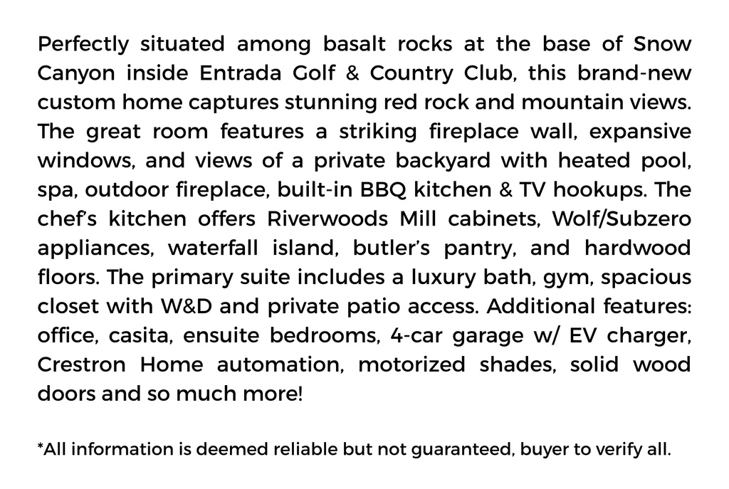 2031 N LAVA ROCK CIR #107 St George, UT 84770