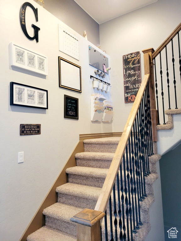 View of stairs