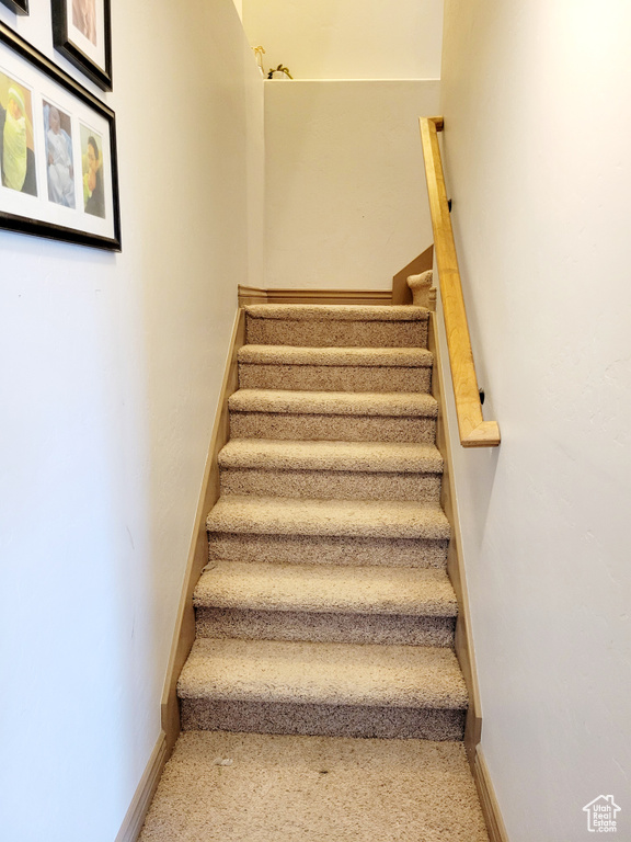 View of stairway