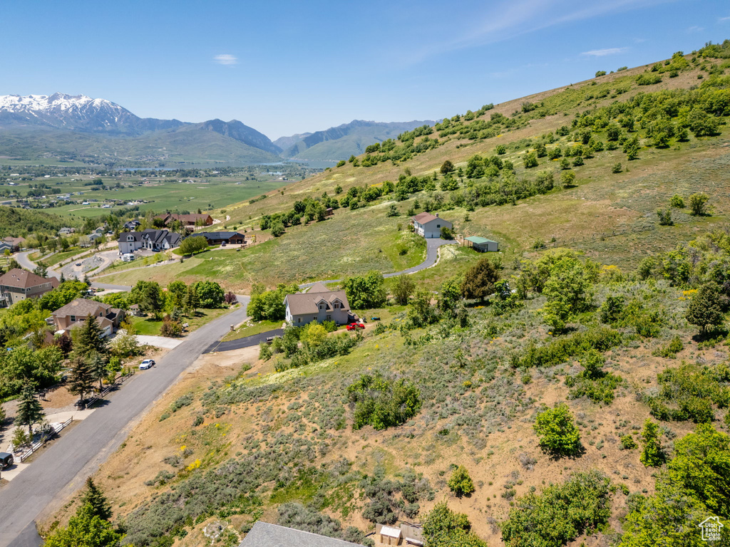 Aerial view of mountains