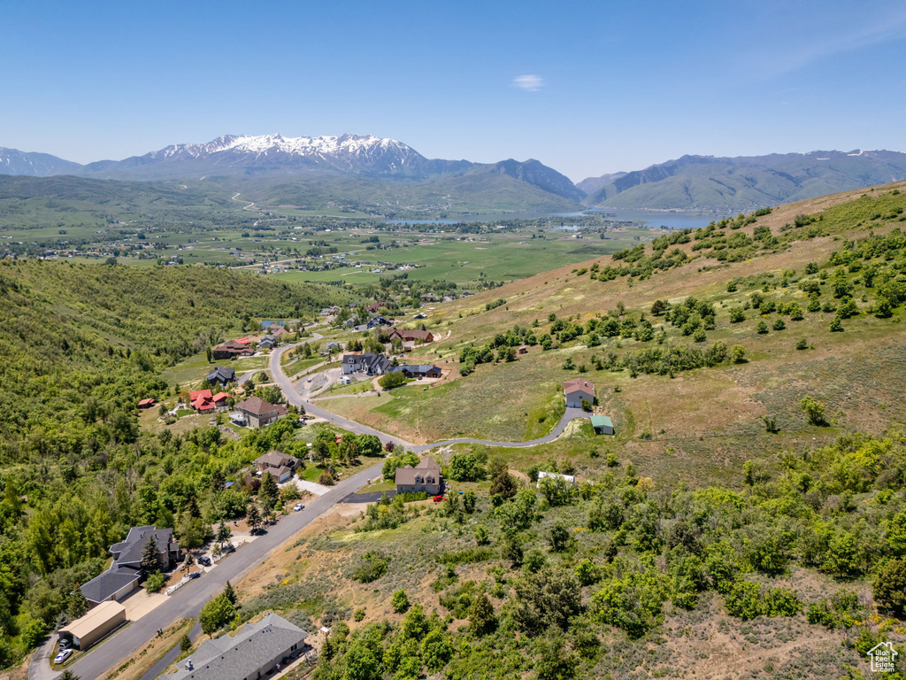 Drone / aerial view of mountains