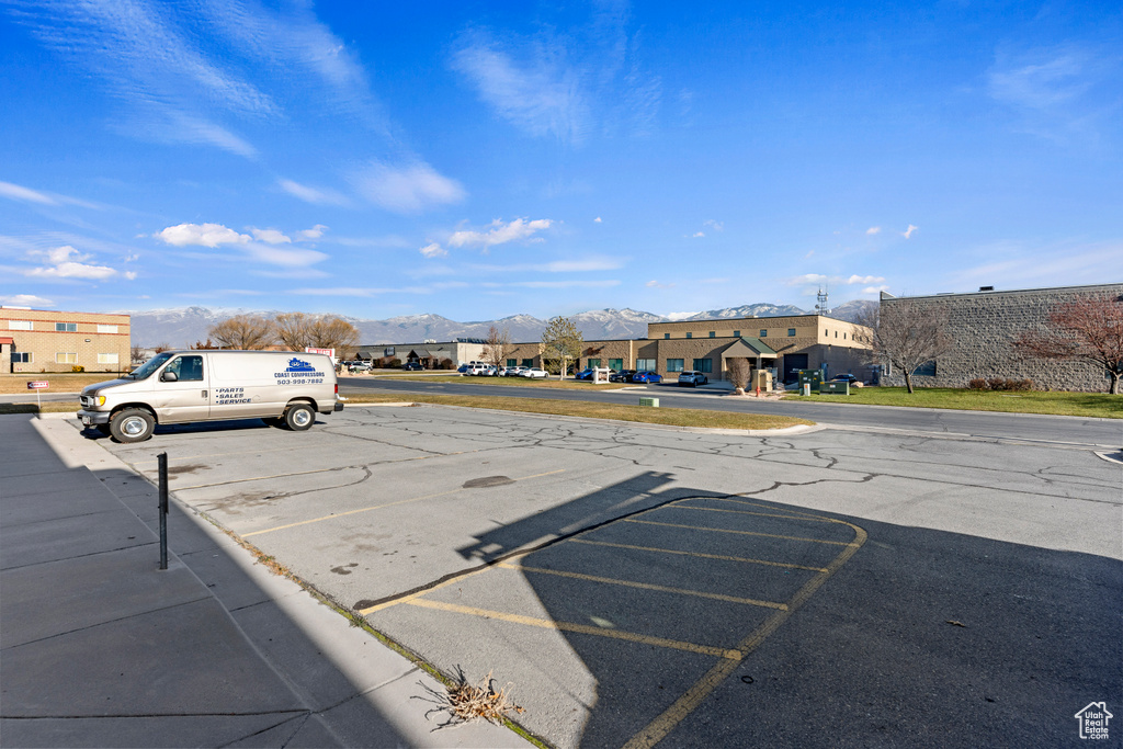 View of street featuring a mountain view