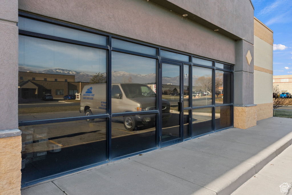View of exterior entry