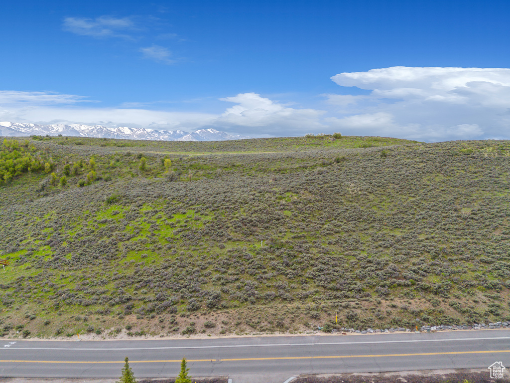 View of mountain backdrop