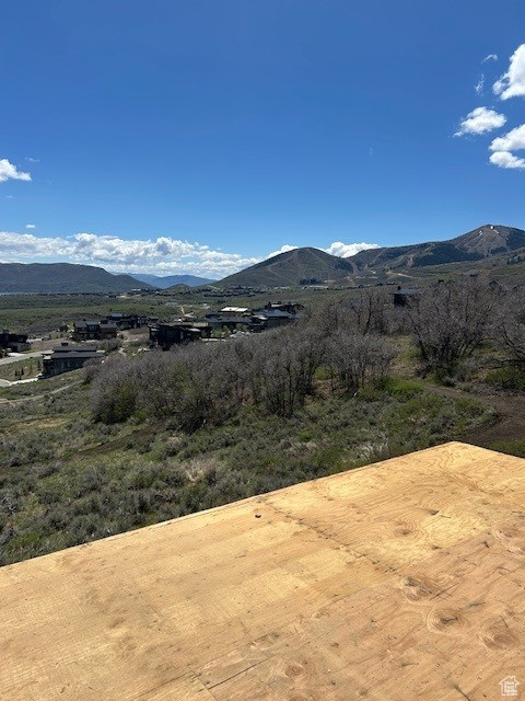 View of mountain backdrop