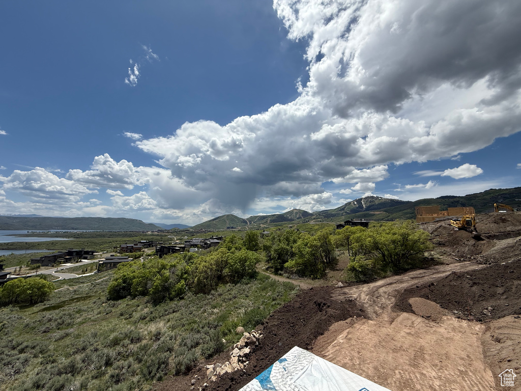 View of mountain background