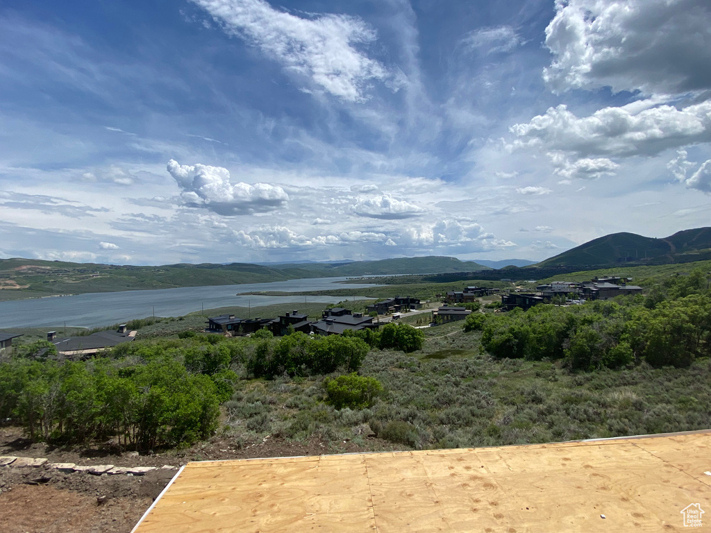 View of mountain background