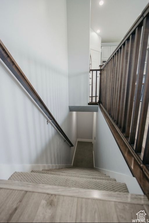 View of stairway