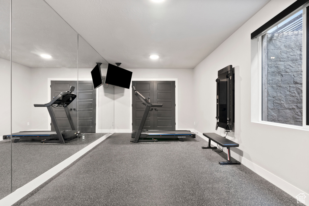 View of workout area