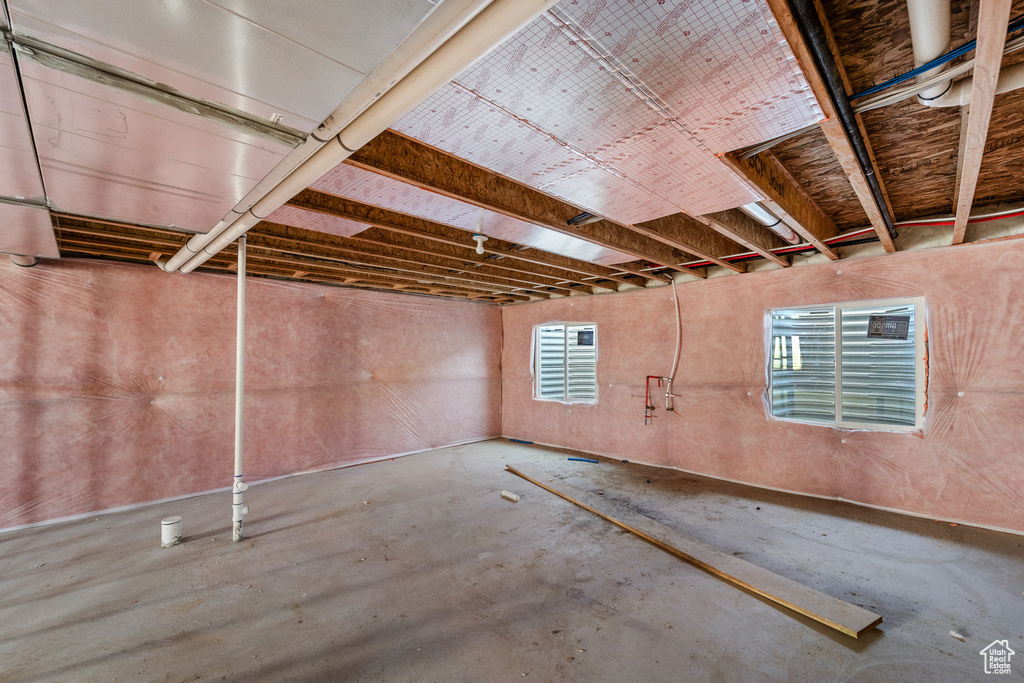 View of basement