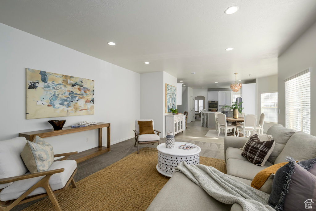 View of living room