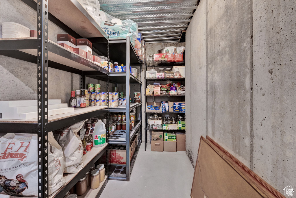 View of storage area