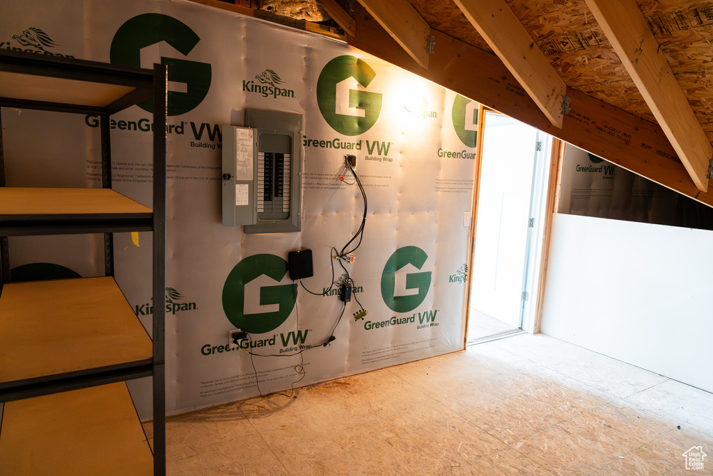 View of utility room