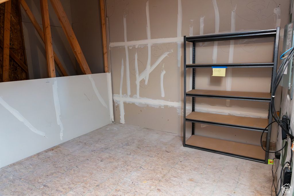 View of basement