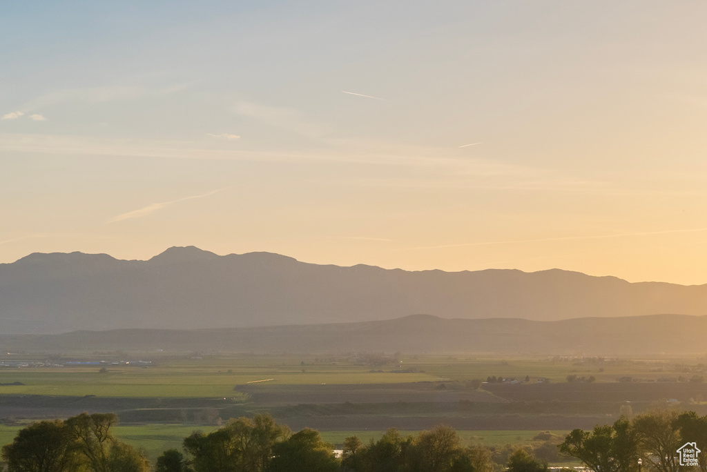 Property view of mountains featuring a rural view