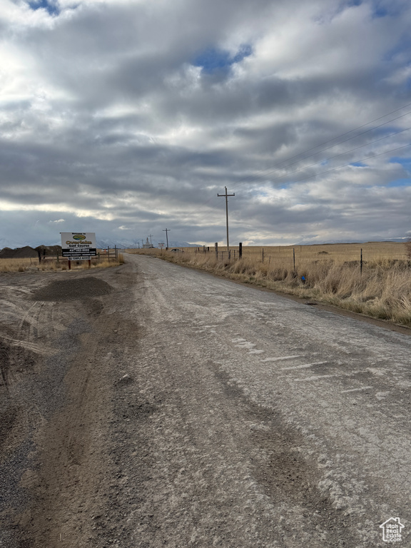 View of street with a rural view