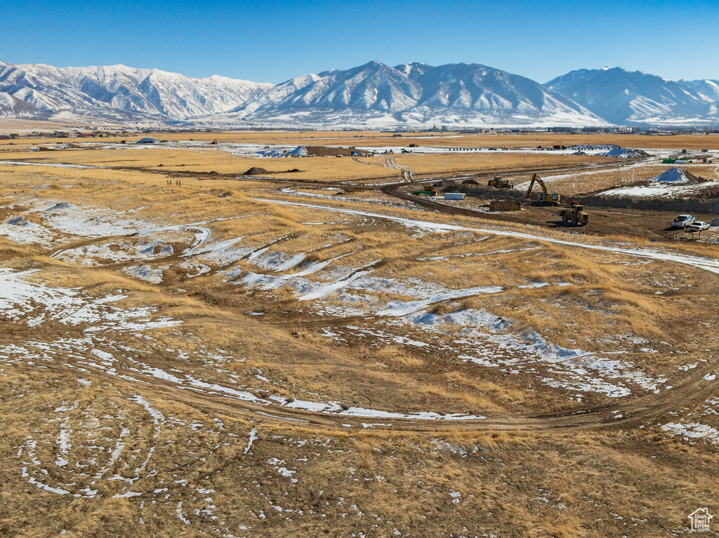 Property view of mountains featuring a rural view