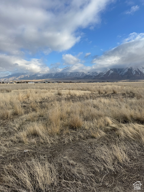 Mountain view featuring a rural view