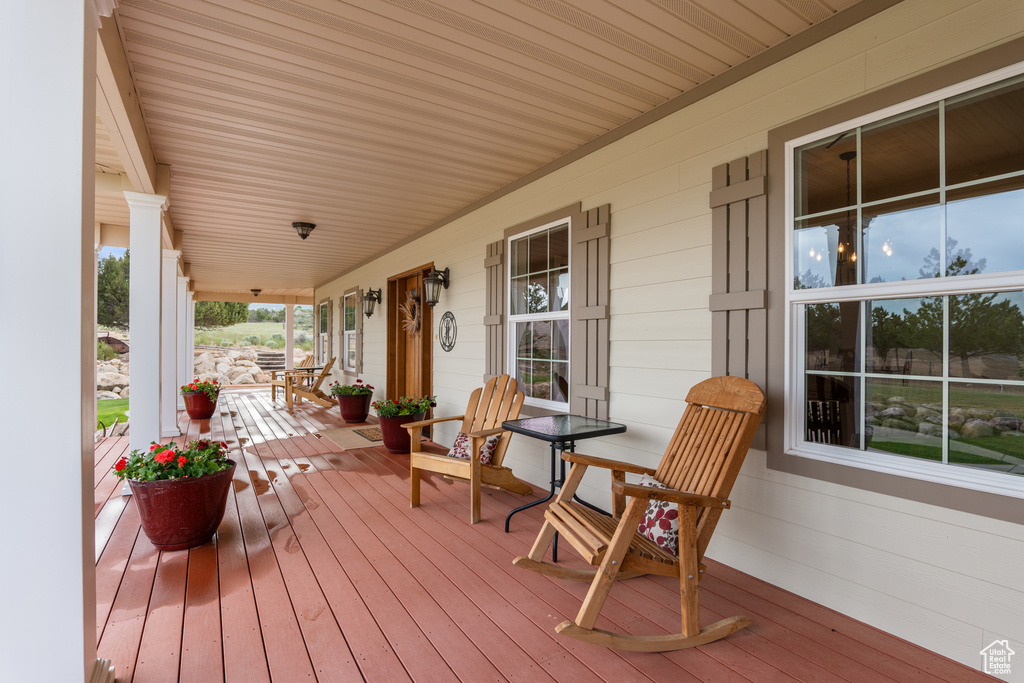 View of porch