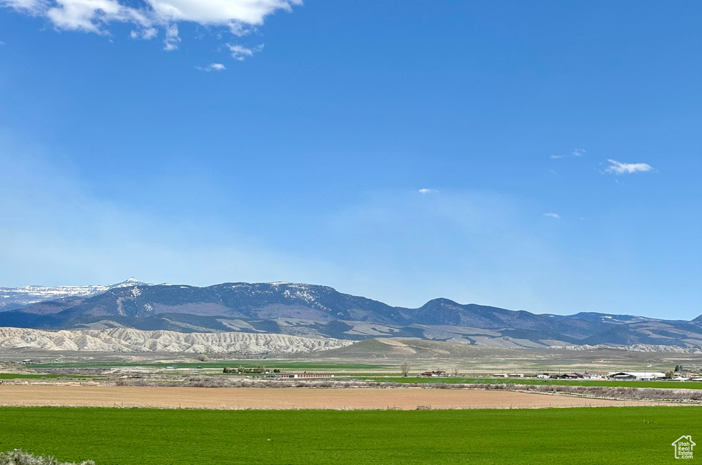 Property view of mountains featuring a rural view