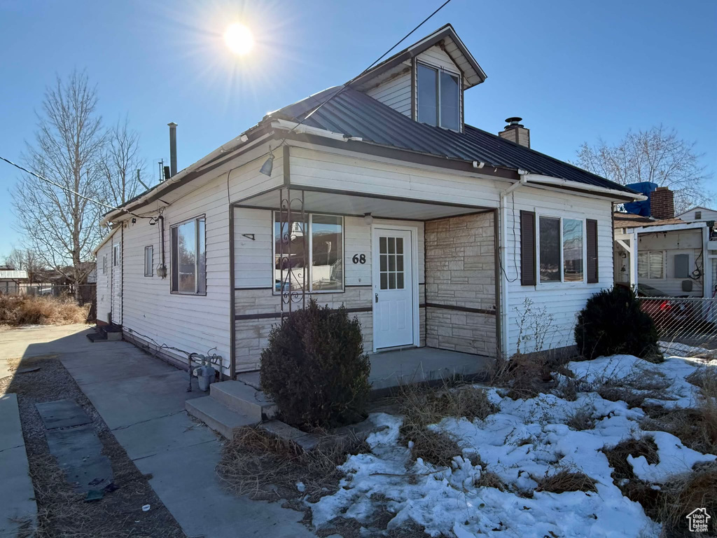 View of front of house