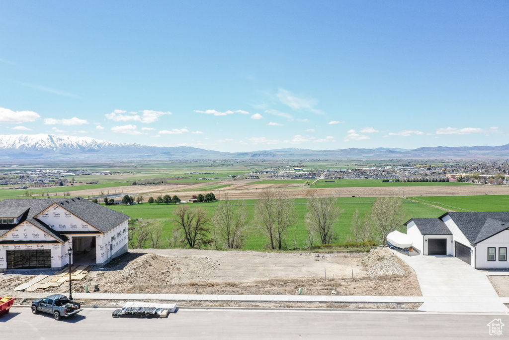 Mountain view with a rural view