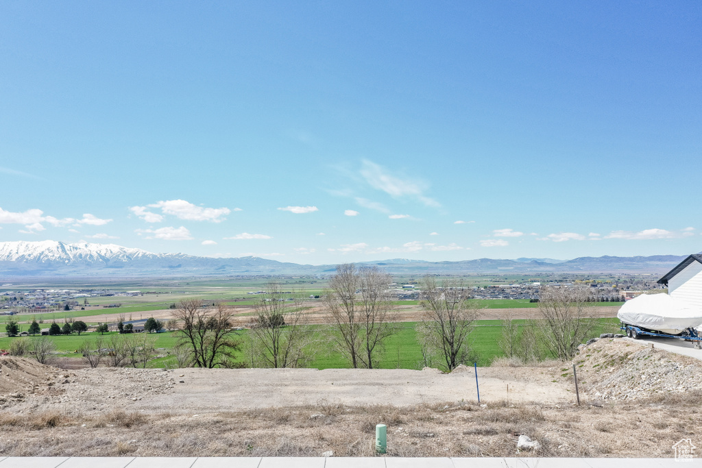 Mountain view with a rural view