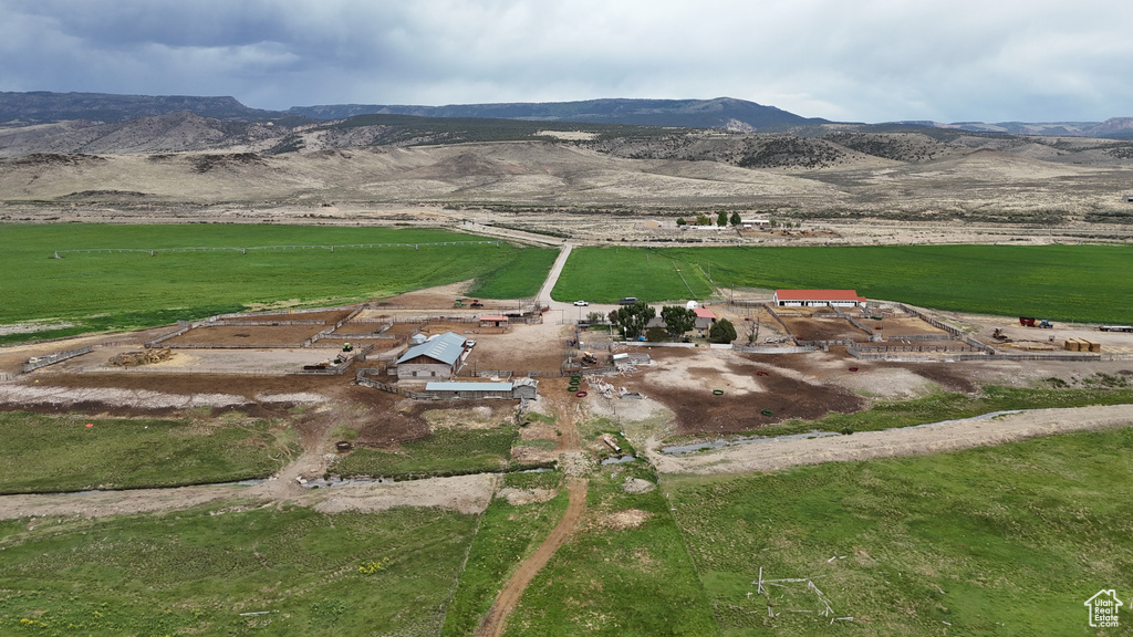 Mountain view featuring rural landscape
