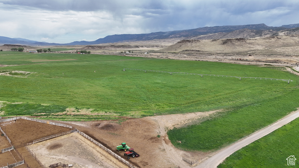 Mountain view featuring rural landscape