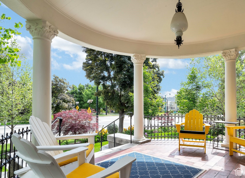 View of patio