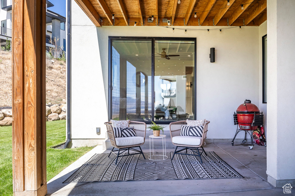 View of patio