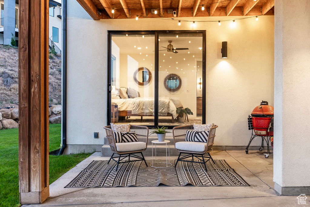 View of patio
