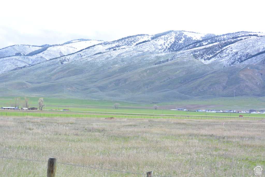 Mountain view featuring rural landscape