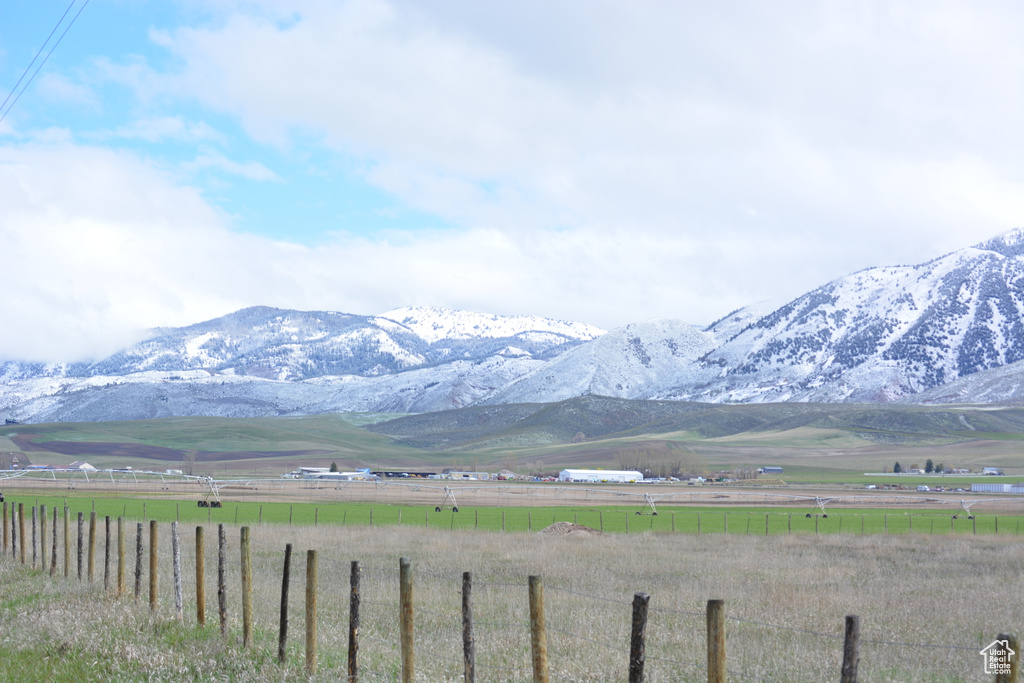 Mountain view featuring rural landscape