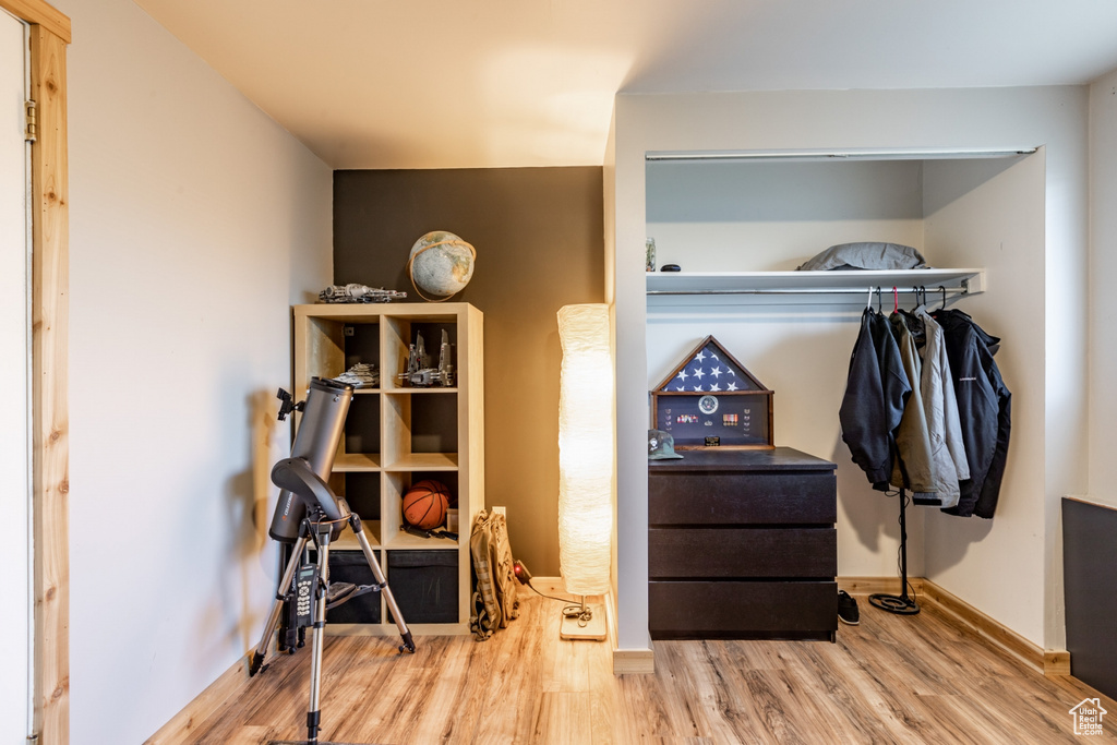 View of closet