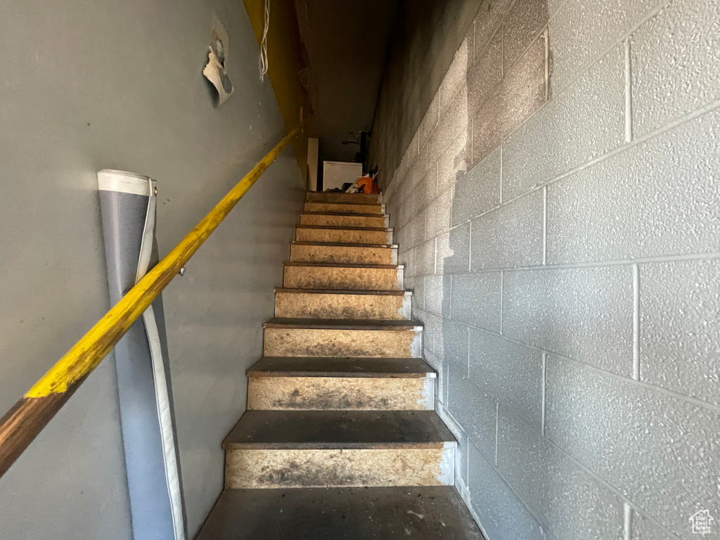 View of stairs